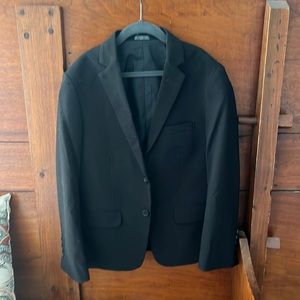 Boys size 10 black Calvin Klein suit jacket and pants